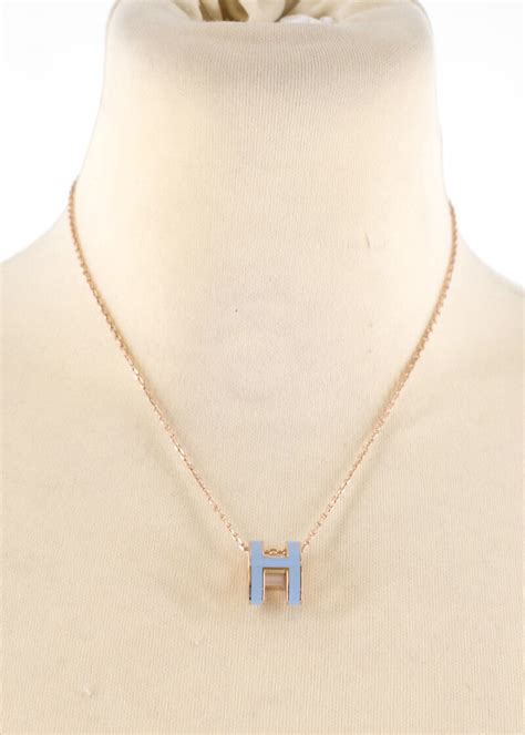 hermes pop h pendant necklace.